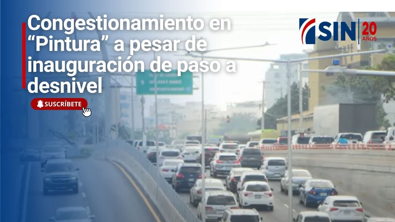 Congestionamiento en &ldquo;Pintura&rdquo;  a pesar de inauguraci&oacute;n de paso a desnivel en la Prolongaci&oacute;n 27