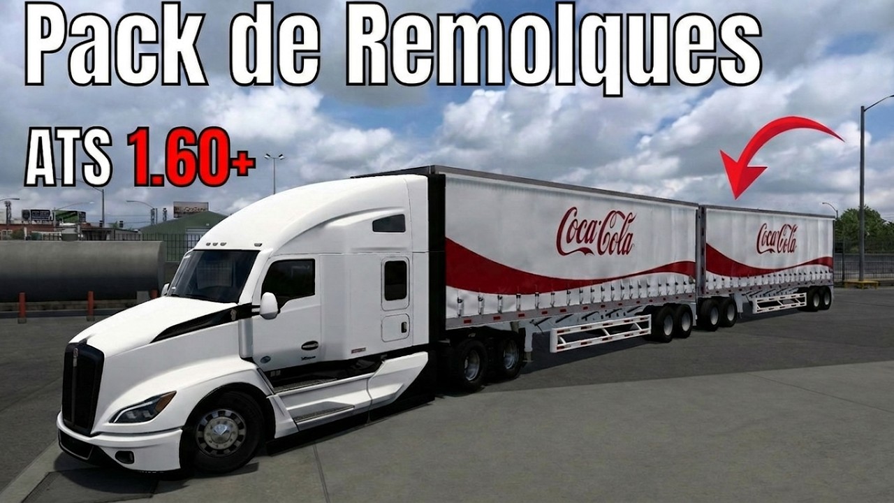 DESCARGA MOD PACK de REMOLQUES ATS 1.58 | American Truck Simulator