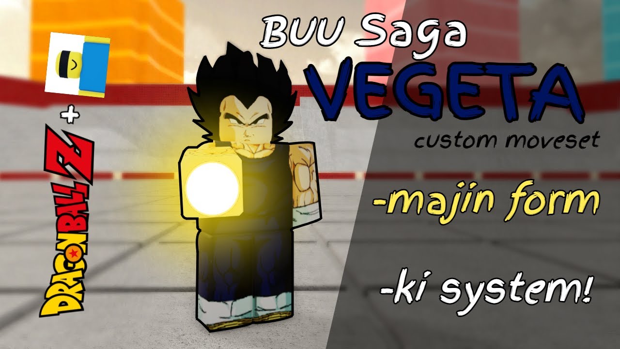 JJS Skill Builder Buu Saga Vegeta Moveset Showcase