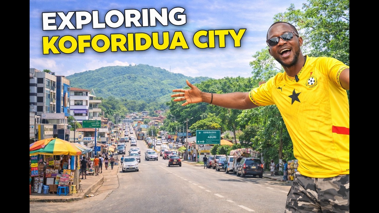 KOFORIDUA CITY TOUR 🇬🇭 | One, believed to have beautiful (flowers) girls in Ghana