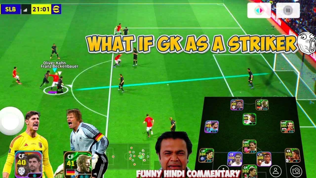 What If Gk As A Striker 😱 | Funny 😜 Hindi Commentary | eFootball 2026 | EFOOTBALL CHALLENGER |