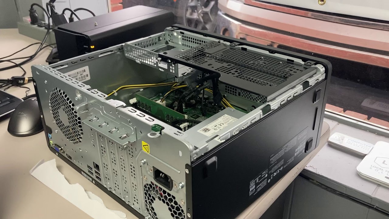 Dissecting a HP Desktop M01-F1024 Computer for the Ryzen 7 4700G Processor