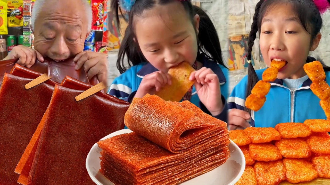 Tổng hợp đồ ăn vặt tuổi thơ Trung Hoa gây sốt TikTok