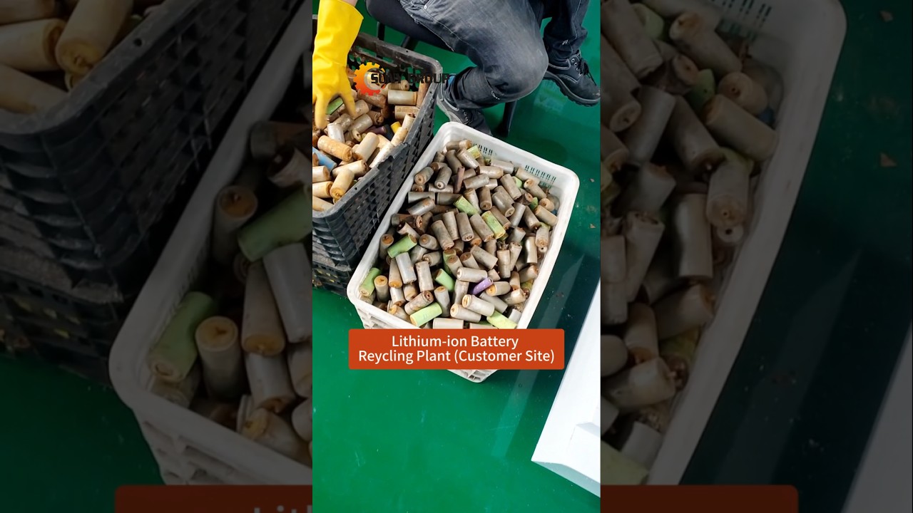 Inside a REAL Lithium-ion Battery Recycling Plant 🔋♻️