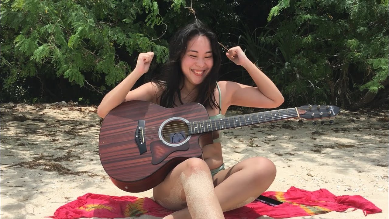 Havana (Camila Cabello) Cover by the beach because vibes ☀️🌅🏝😎🧡