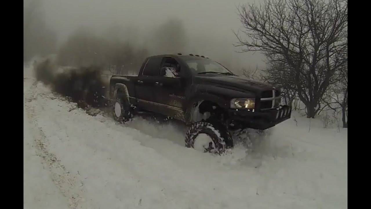 Lifted Cummins Vs Snow