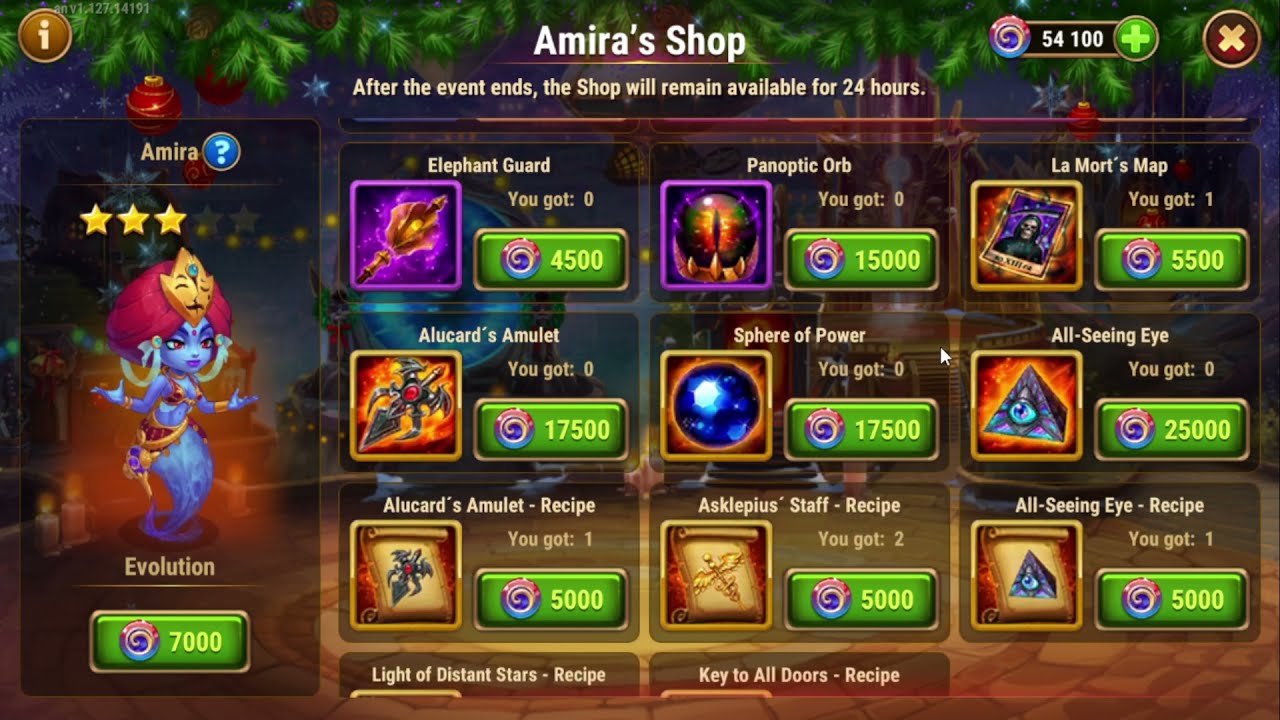 Hero Wars Mobile - Tips for getting and choosing Wintry Wonders rewards