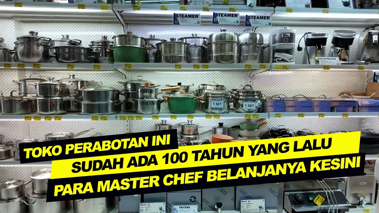 Toko Perabot Ini Sudah Ada Hampir 100 Tahun, Koleksi Premiumnya Jadi Langganan Chef Terkenal