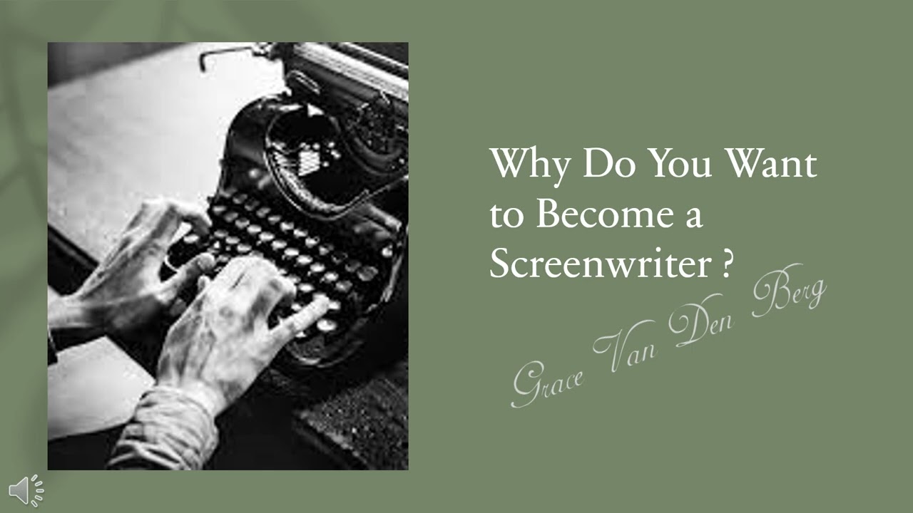 Why Do You Want to Become a #Screenwriter #scriptwriting #scriptwriter #scriptwriters #thriller