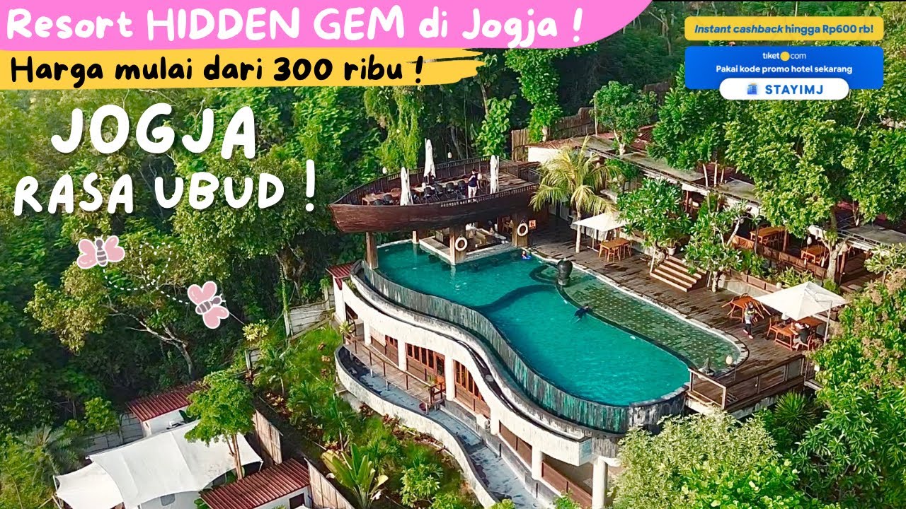 HOTEL HIDDEN GEM DI JOGJA KAYA DI UBUD BALI HARGA MURAH ! ARKAMAYA KUSUMA RESORT #jalanjalanekarizal