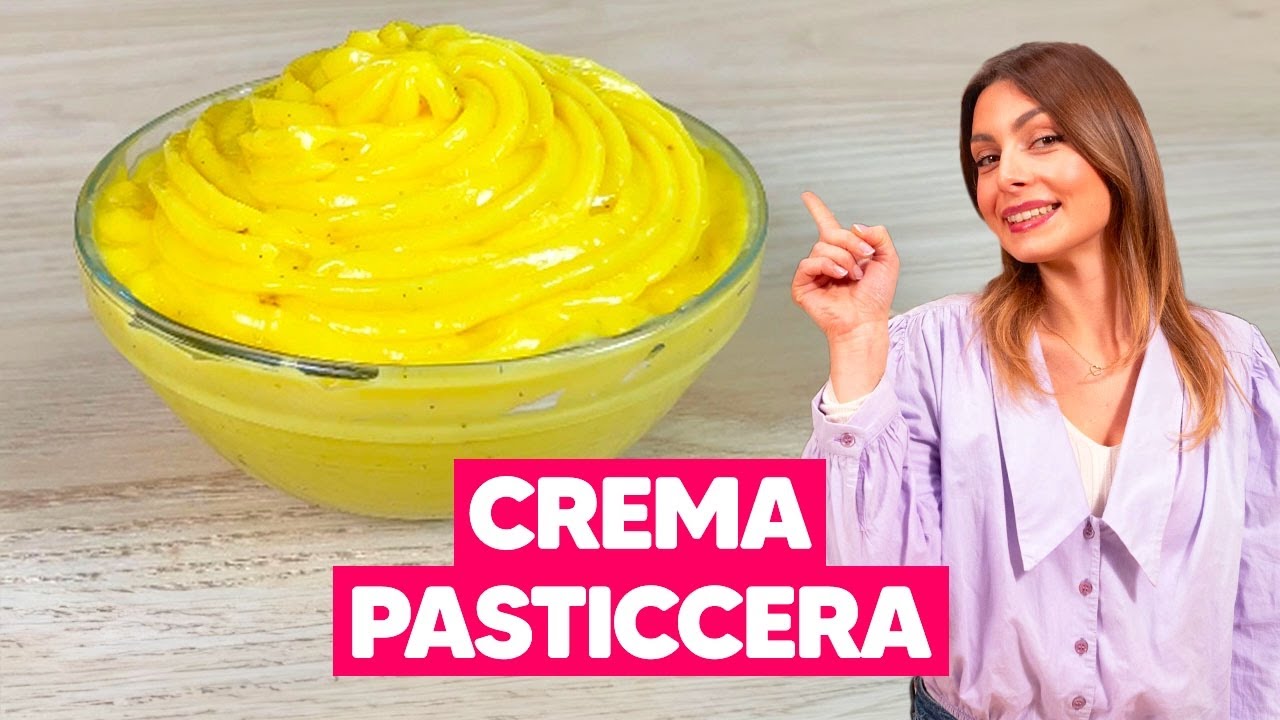 CREMA PASTICCERA PERFETTA: come farla IN 10 MINUTI liscia, lucida e senza grumi!