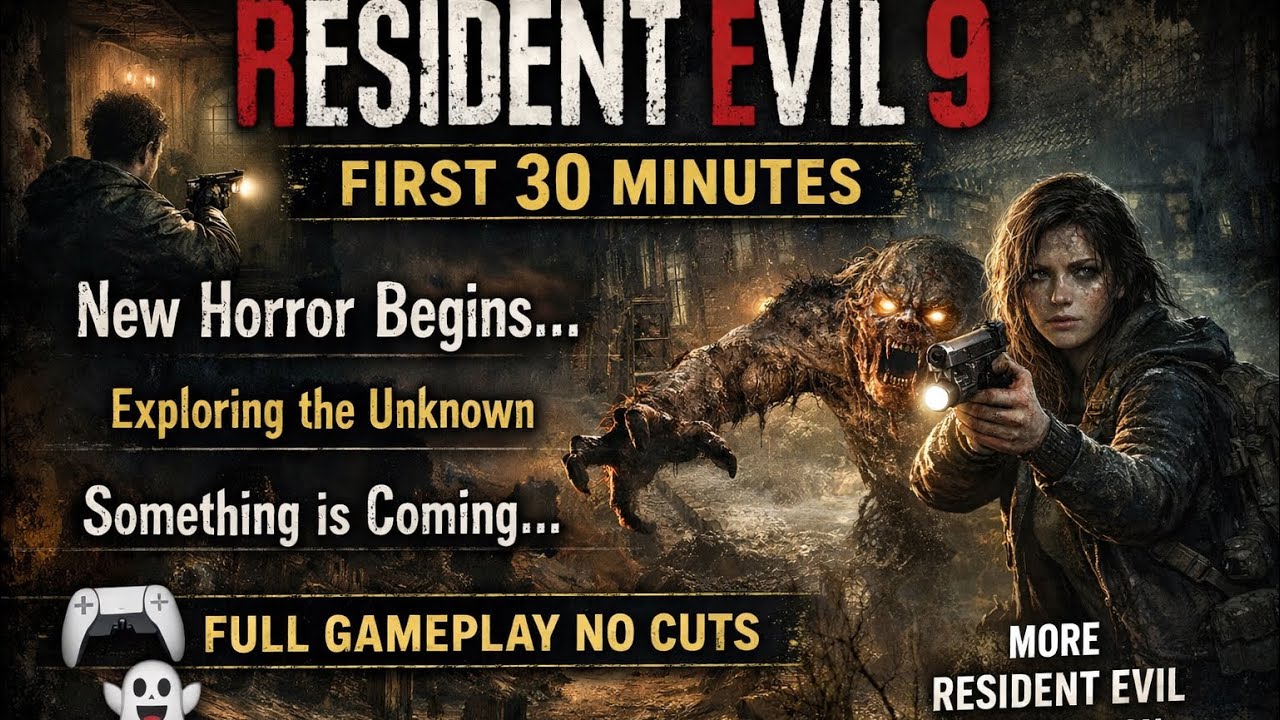Resident Evil 9 Gameplay &ndash; First 30 Minutes | Full Horror Experience 👻🎮