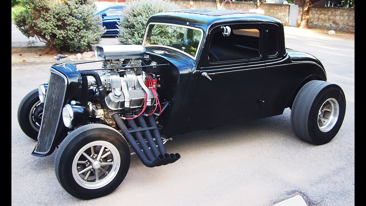 1934 Plymouth Coupe with a Blown BBC........Quick Tour