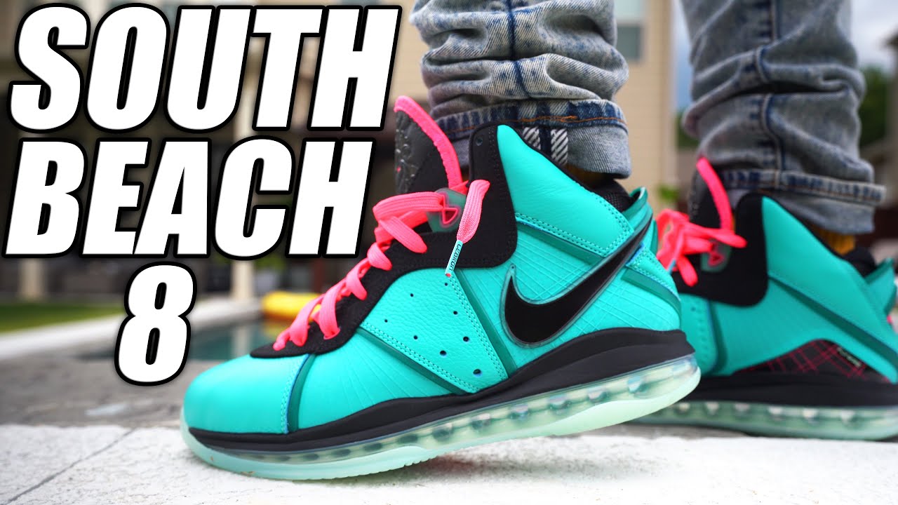 NIKE LEBRON 8 SOUTH BEACH REVIEW AND ON FOOT IN 4K !