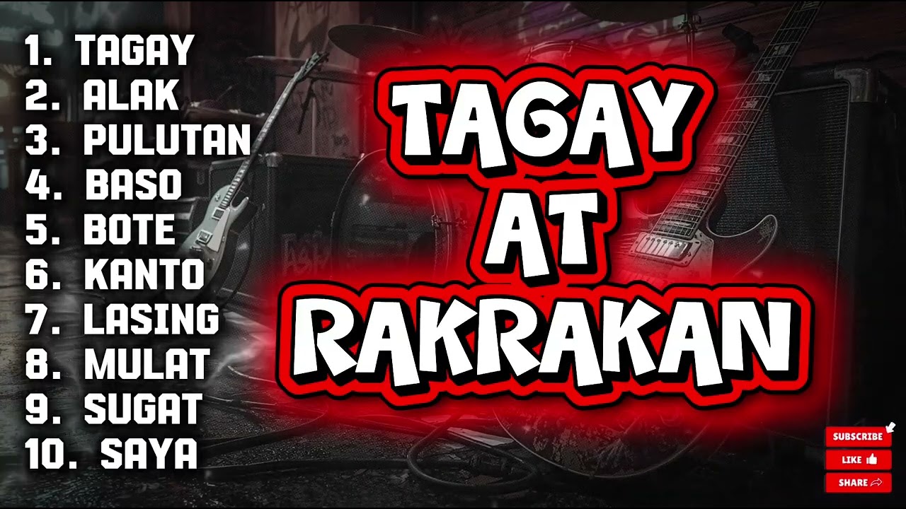 🎸TAGAY AT RAKRAKAN🎸 OPM Rock Inuman Album | New Year Rock Party Playlist