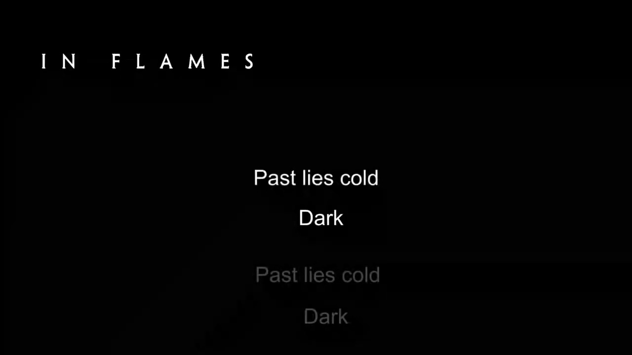 In Flames -  My Sweet Shadow [Lyrics in Video]