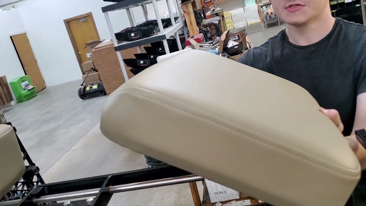 How to install a cushion set on a Leander table with no drops