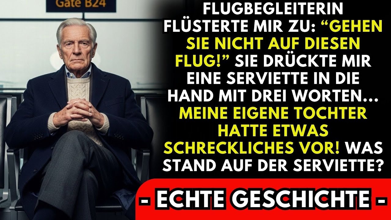 Eine Fremde drückte mir eine Serviette in die Hand. Drei Worte und ich verstand Plan meiner Tochter.