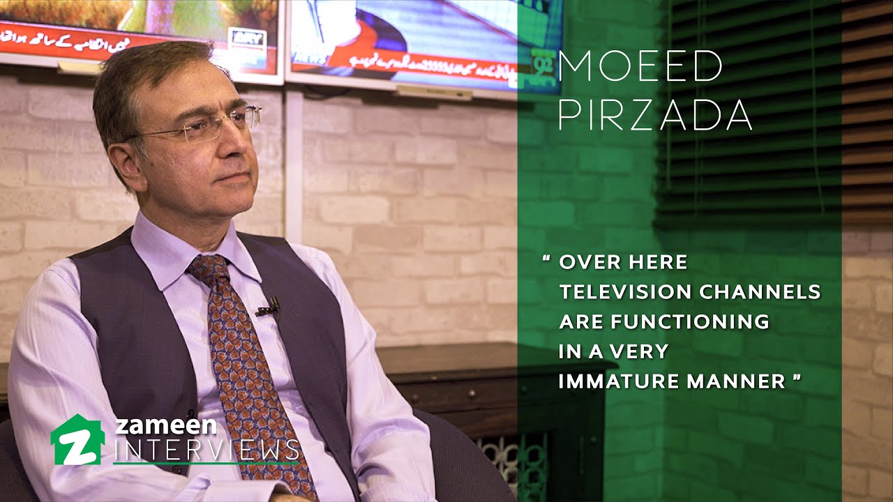 Is media a true watch-dog of the society?| Zameen Interviews | Dr. Moeed Pirzada