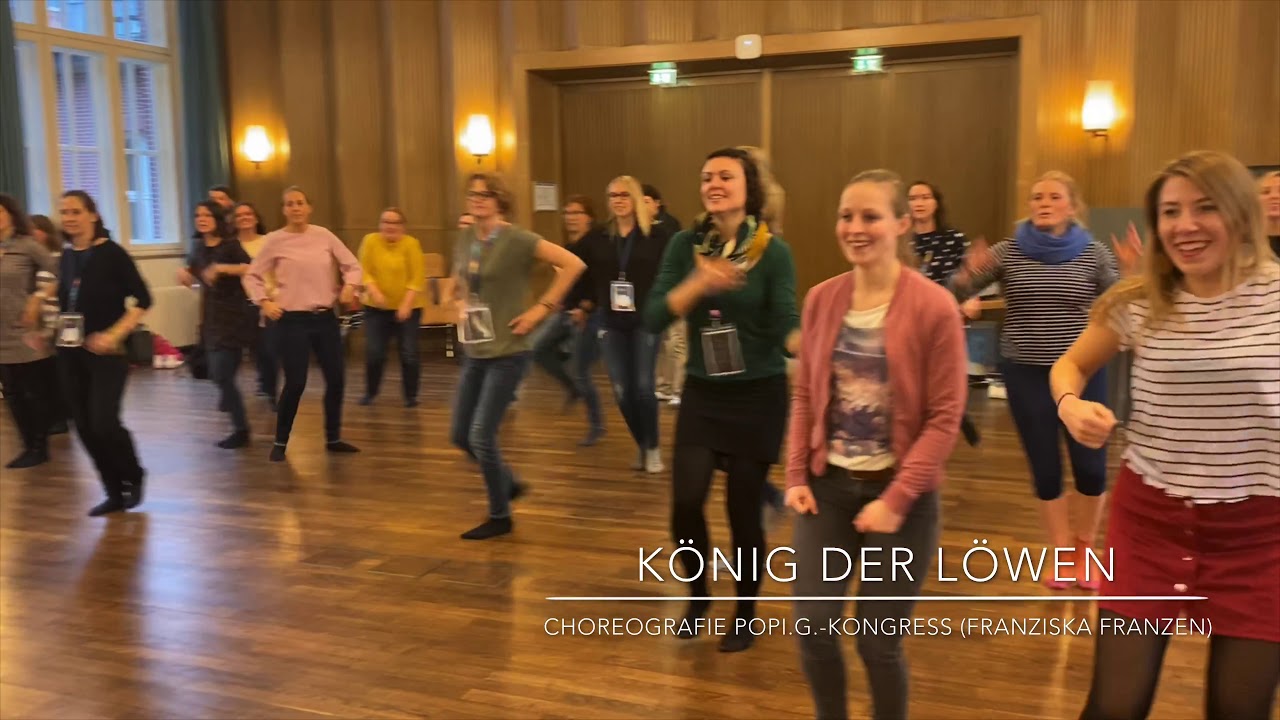 Für die Grundschule: „König der Löwen“-Choreografie auf dem POPi.G.-Kongress 2019