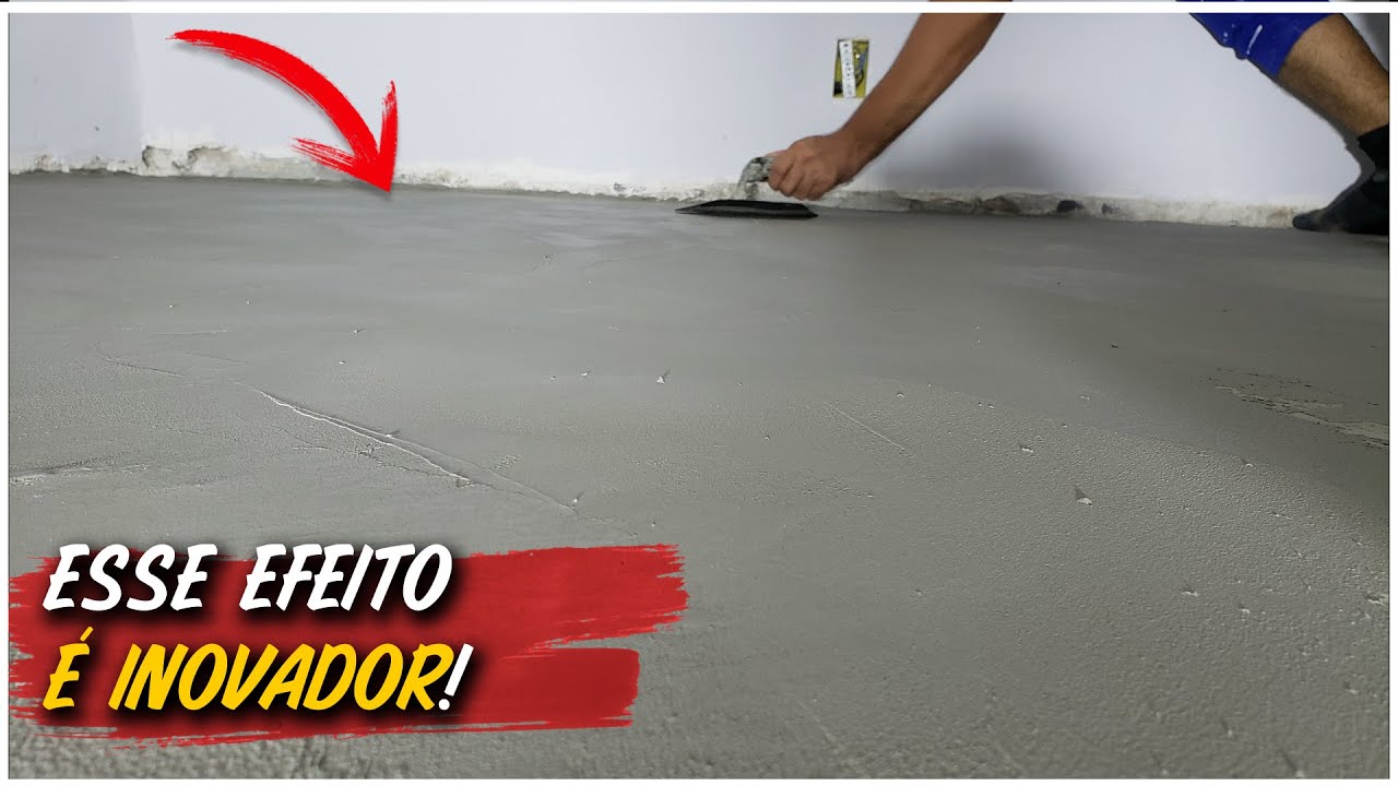CIMENTO QUEIMADO NO CHÃO, NÃO PERCA ESSE VÍDEO.