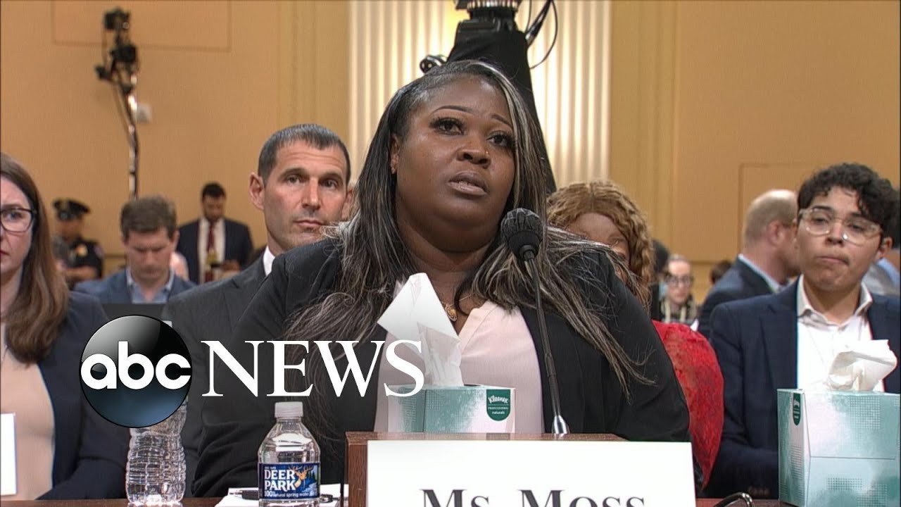 Georgia election worker Wandrea Moss testifies to the Jan. 6 committee