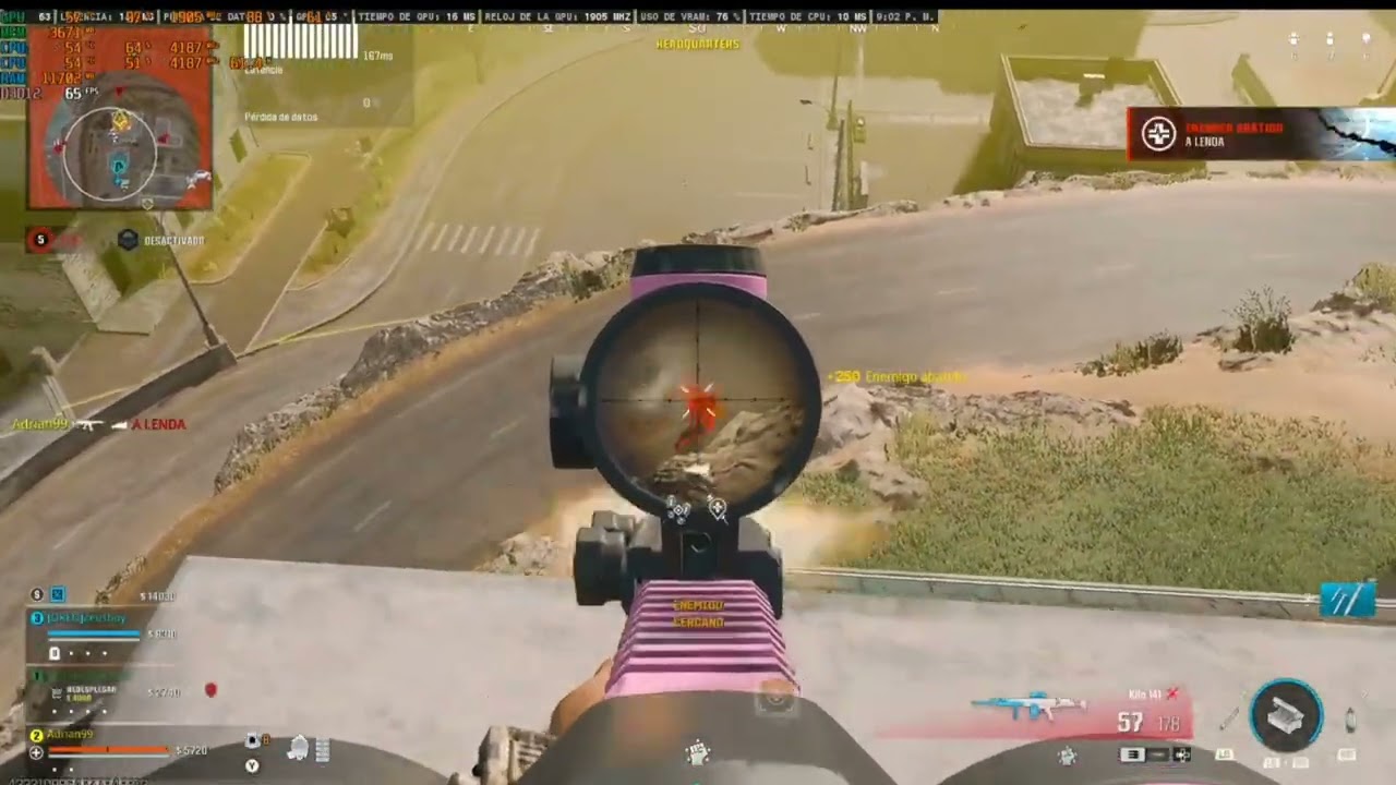 Gameplay Gtx 1650 super y intel i5 11400 16gb de ram warzone en 2025