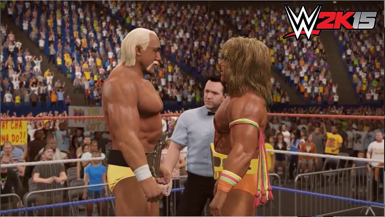 WWE 2K15 - Ultimate Warrior vs. Hulk Hogan - WWE Championship - Wrestlemania VI  - POTW Part 3