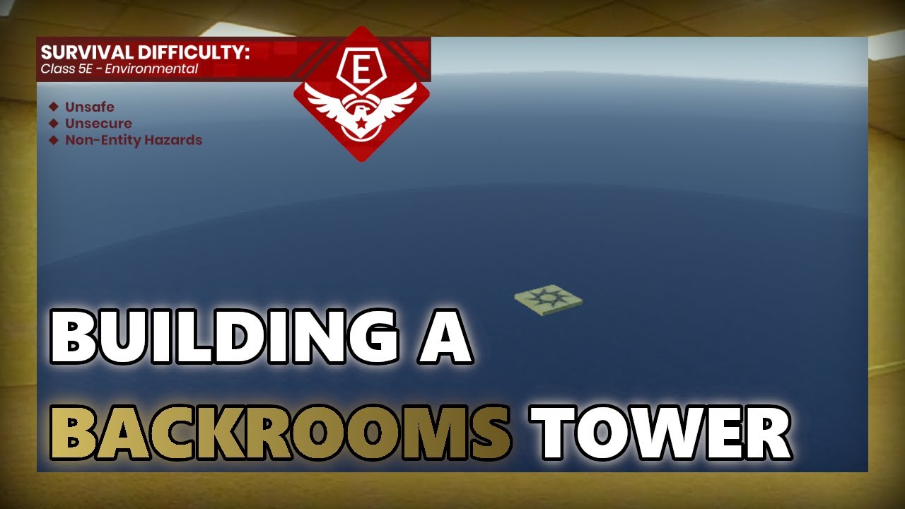 Building My FIRST JToH Tower in Roblox Studio | Tower of Liminal Spaces