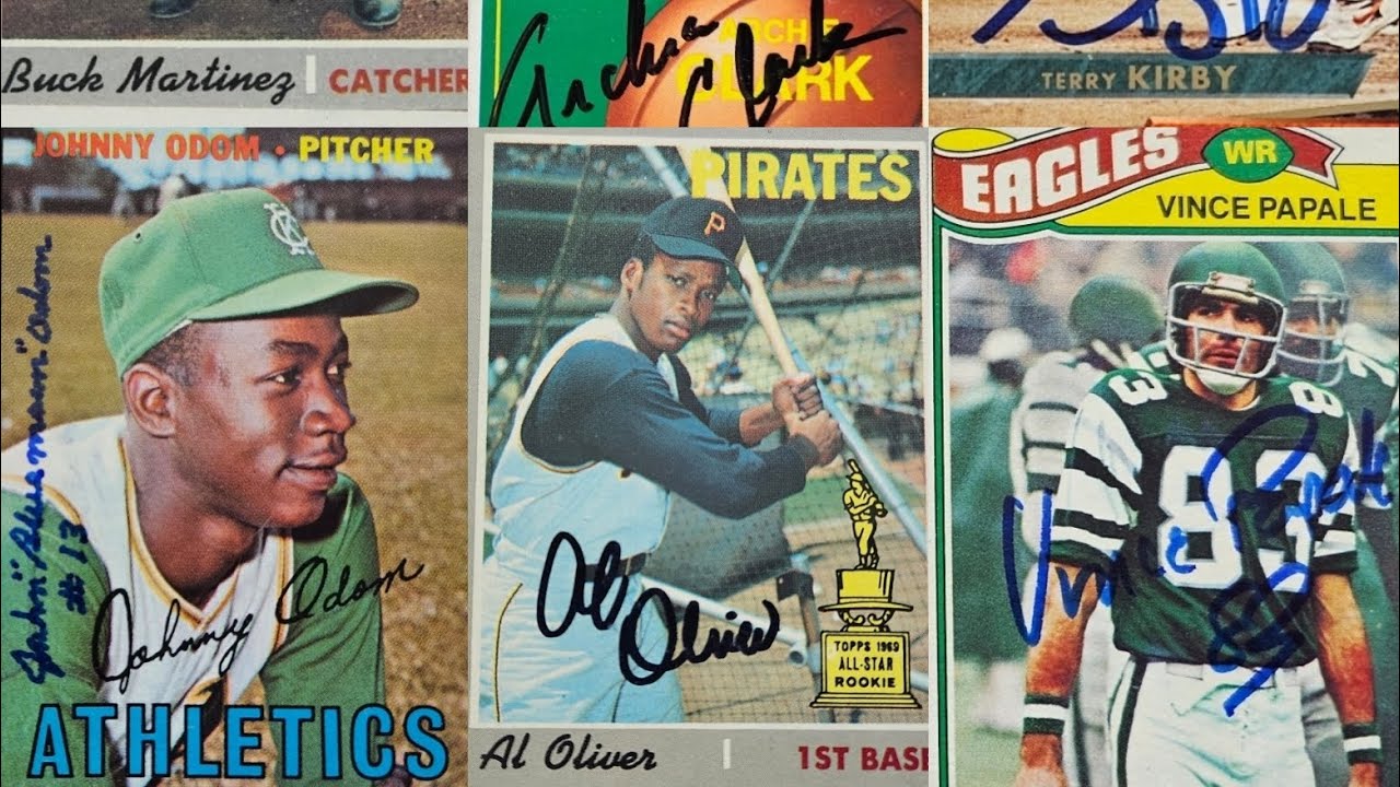 My TTM Autograph Haul #87 - 9 Returns (Al Oliver, Blue Moon Odom, Terry Kirby, Vince Papale & more)