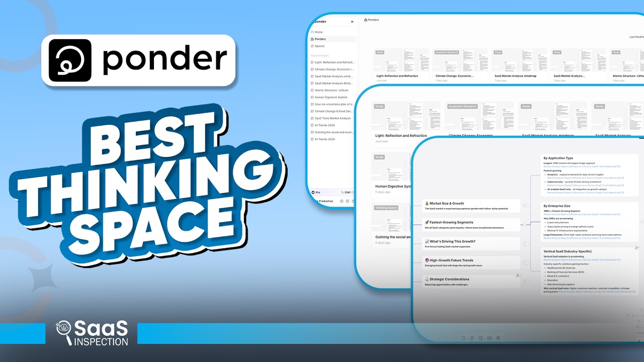 Ponder AI — лучшее рабочее пространство для исследователей и обучающихся!