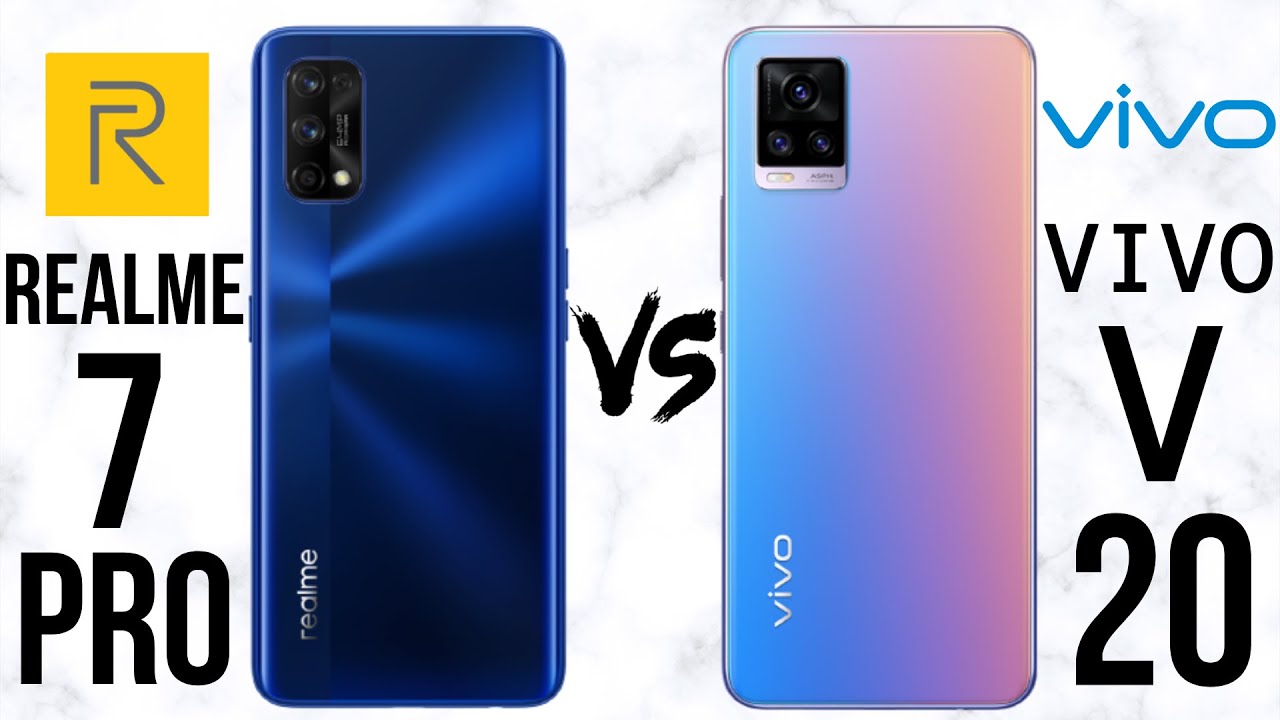 Realme 7 Pro VS Vivo V20 (Comparison)