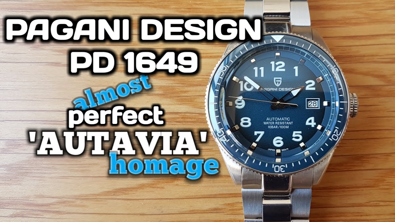 PAGANI DESIGN PD 1649 (почти) идеальная дань уважения Tag Autavia ?!