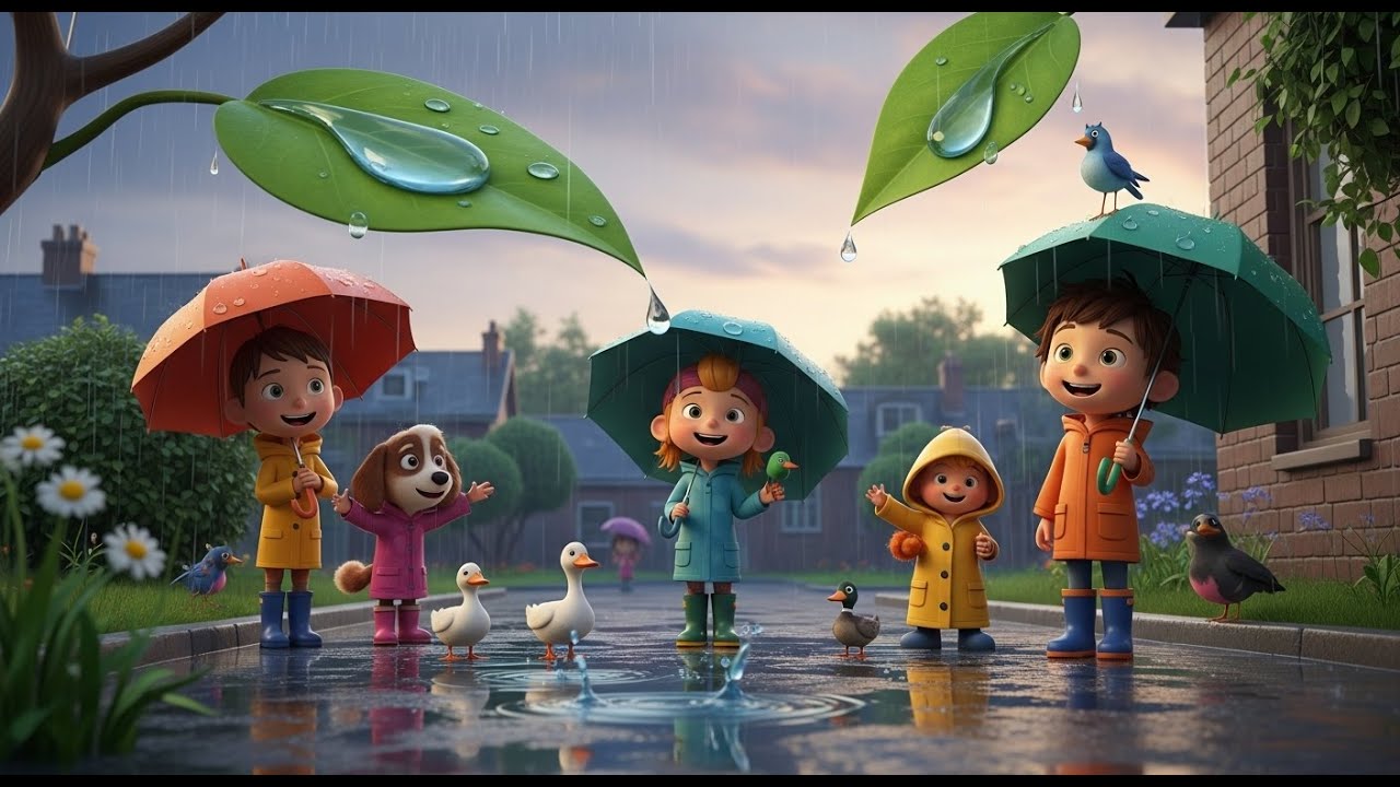 It’s Raining, It’s Pouring | Classic Nursery Rhyme for Kids | Rainy Day Songs & Sing-Along Rhymes