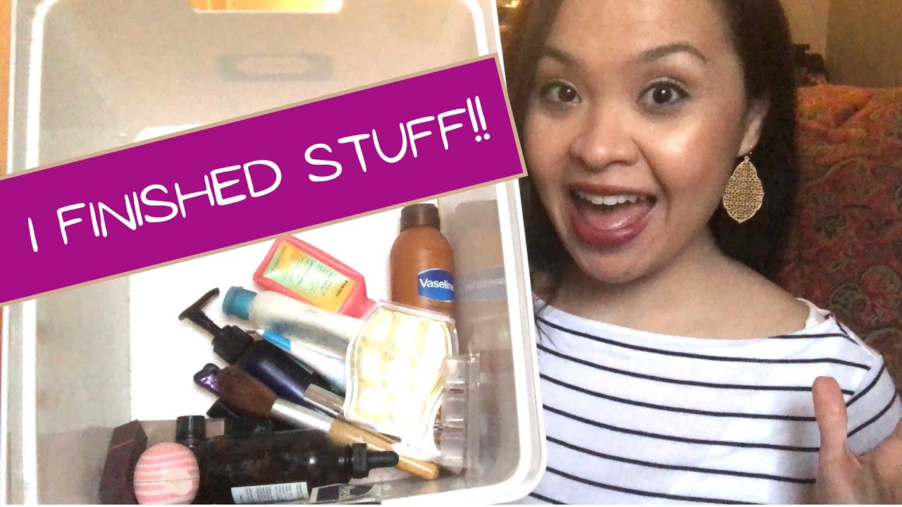 🗑Empties and Small Declutter from September, October, November