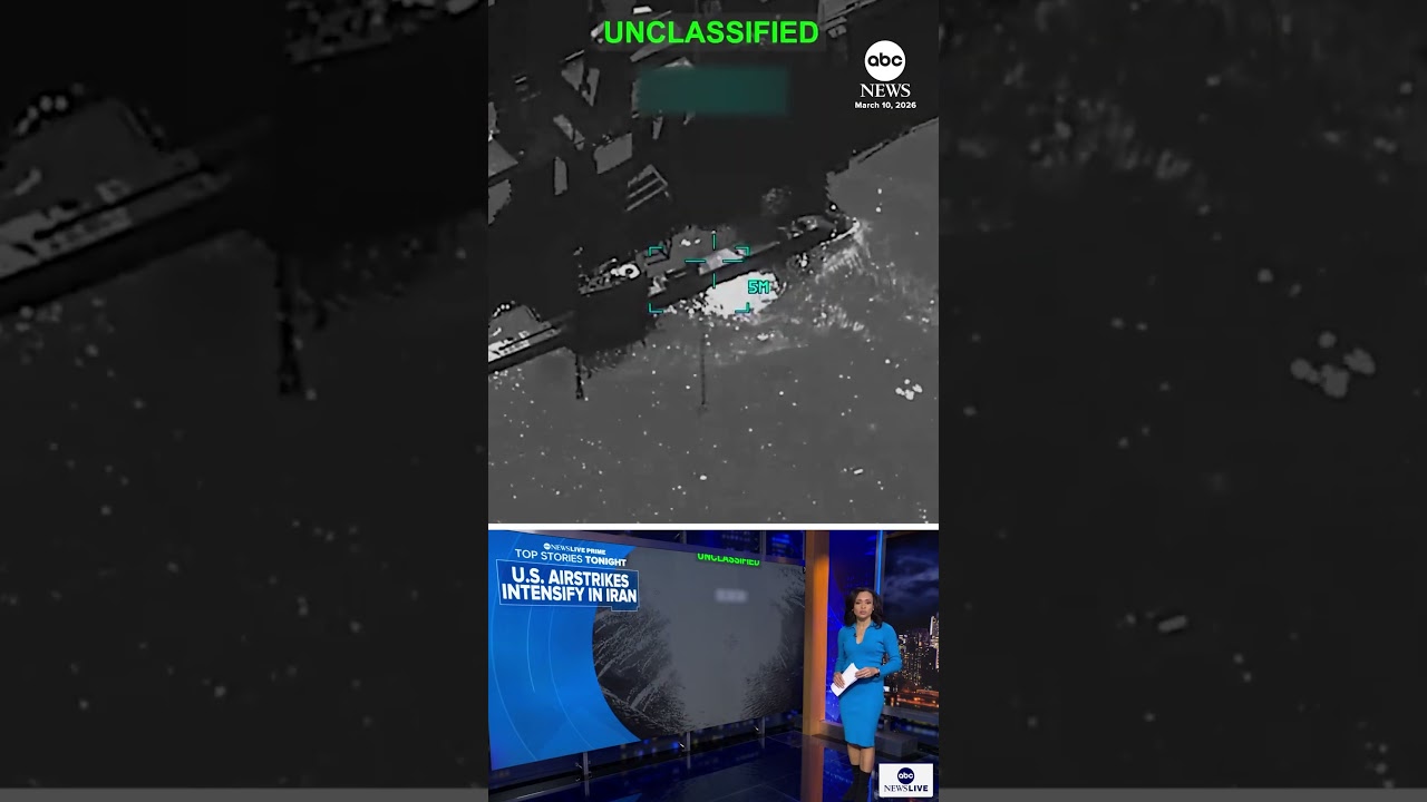 Pentagon releases new video as U.S. airstrikes intensify in Iran