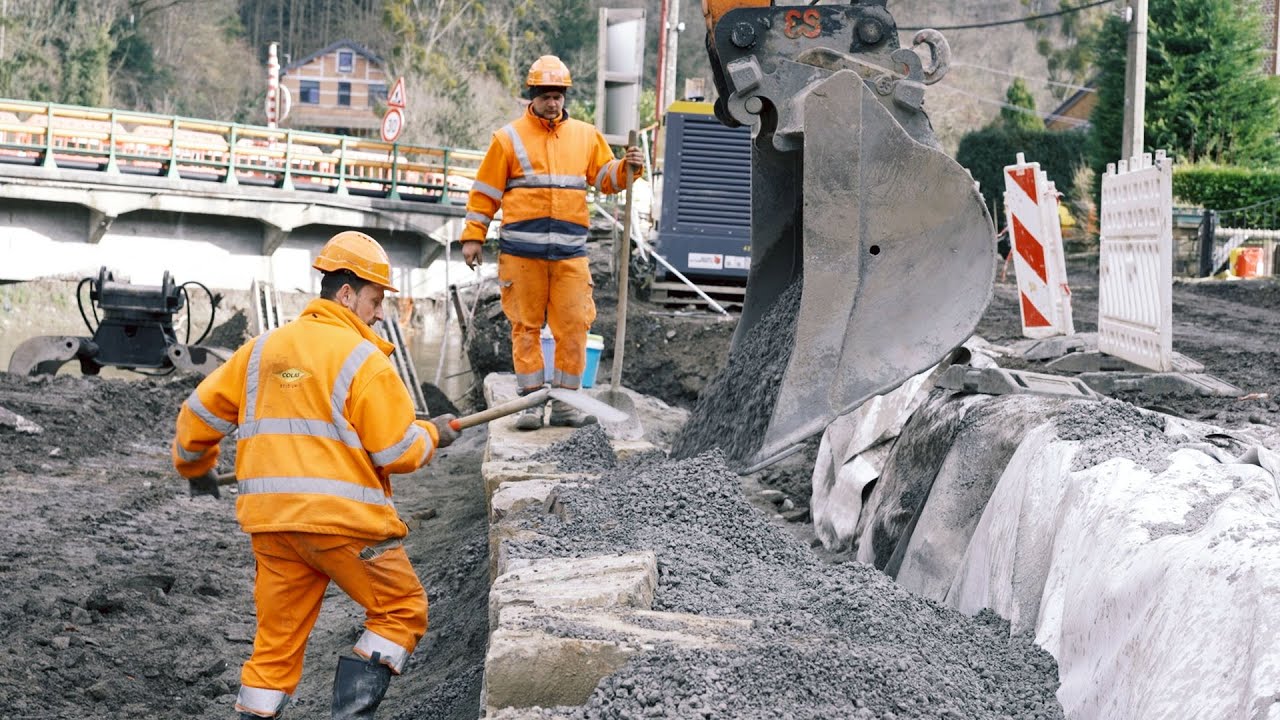 La reconstruction des berges en Wallonie