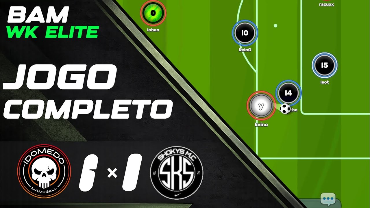 TUDO NORMAL! IDOMEDO 6 X 0 SHORKS | WK ELITE - BAM | Quartas de Final | JG COMPLETO MAMOBALL