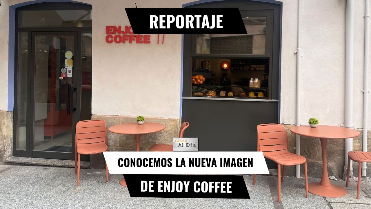 CANAL 9 AL DÍA | Conocemos la nueva imagen de la cafetería Enjoy Coffee