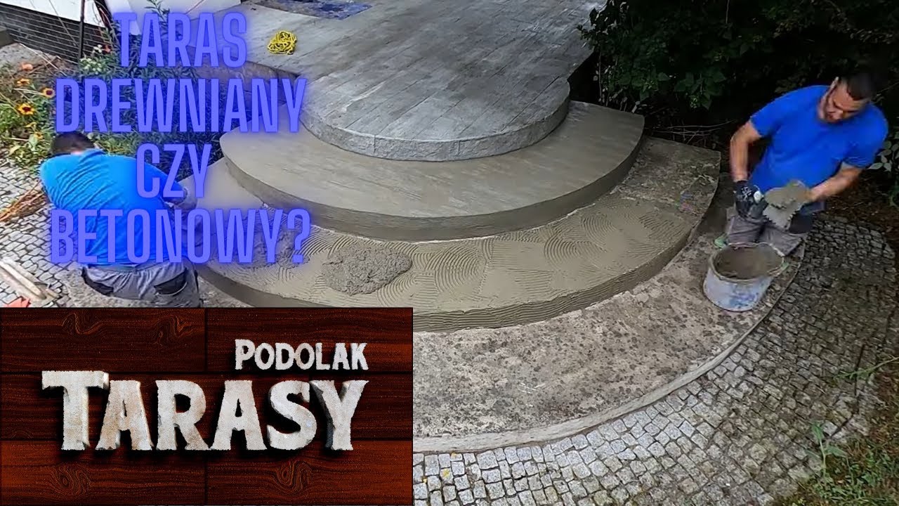 TARASY PODOLAK - taras drewniany czy betonowy?