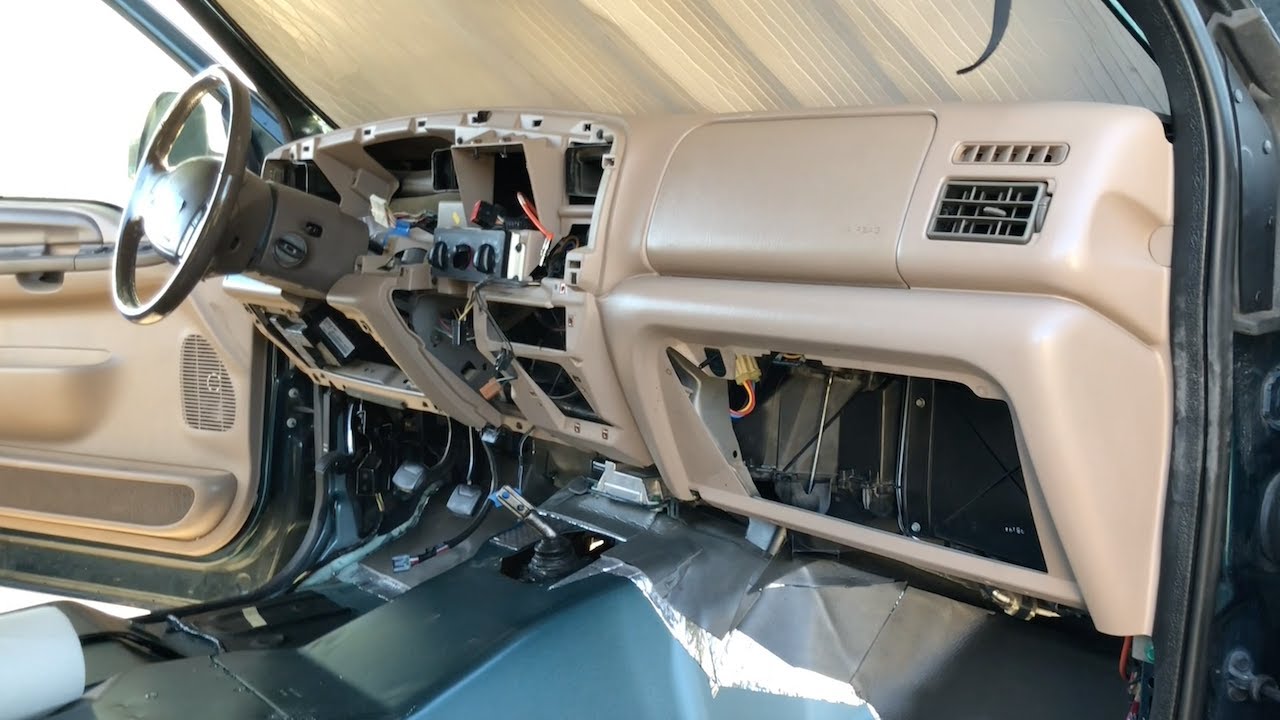 1999-2003 Ford Super Duty F250 F350 Dashboard Removal Overview