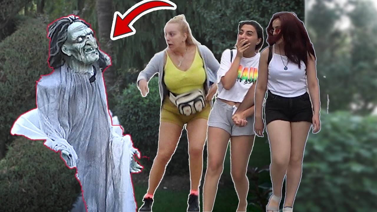 SCARY HALLOWEEN GHOST PRANK #2 👻 - AWESOME REACTIONS -  Best of Just For Laughs