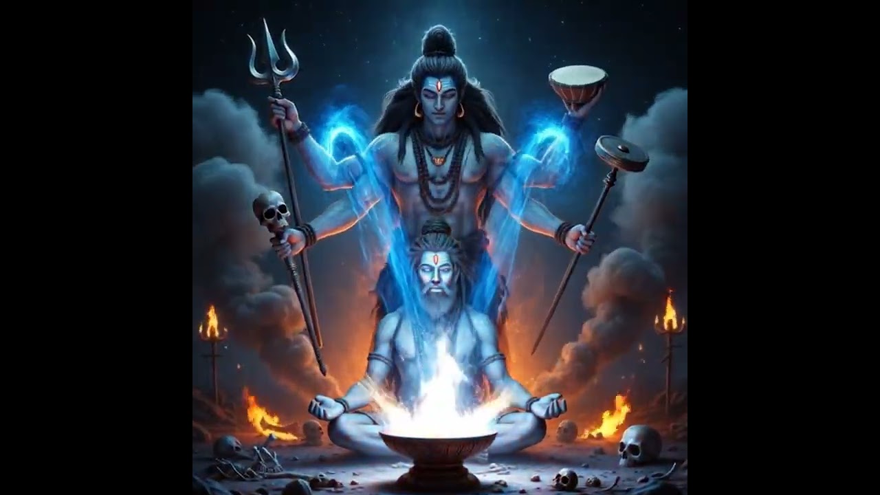 AGHOR: The Eternal Silence 🔱🔥💀 #AghoriLife #MahakalDarkArt #PsyTranceShiva #Shamshan #SpiritualVibe