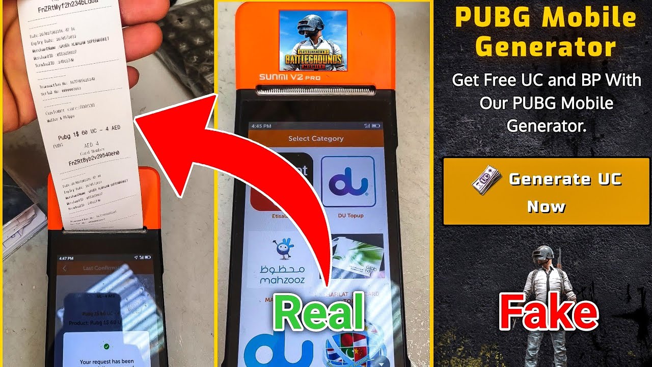 Pubg Real UC Generator / how to buy PUBG UC redeem code in UAE Shop