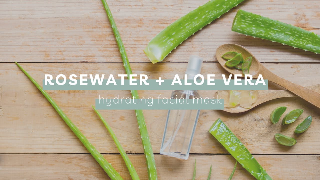 Rosewater + Aloe Vera Hydrating Facial Mist | 1 Min | DIY, All-Natural, Ayurvedic, Holistic Skincare