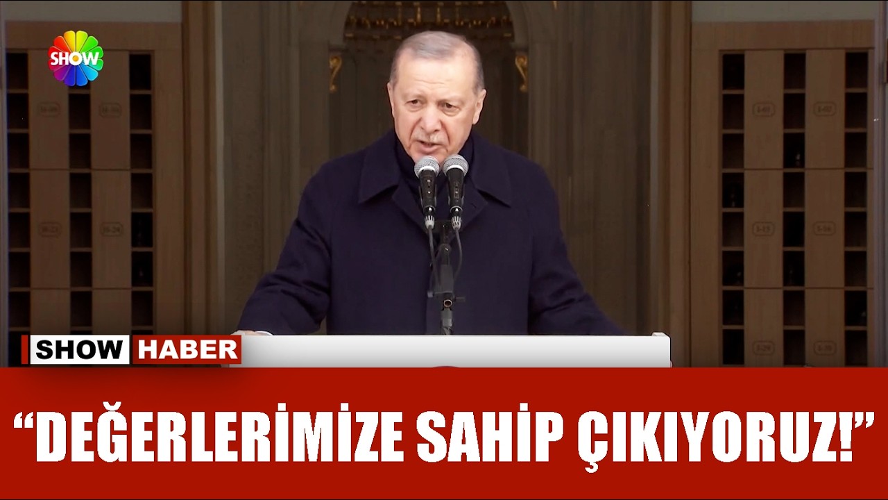 Erdoğan cami açılışı yaptı!