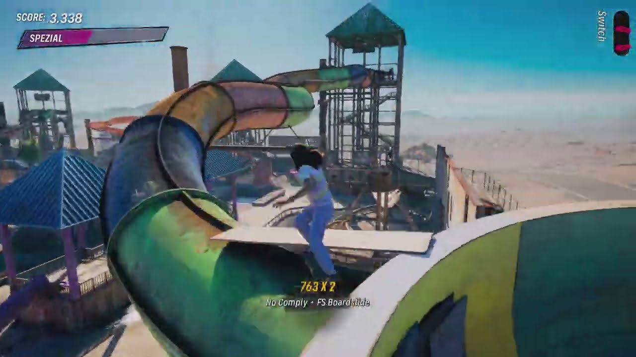 Tony Hawk's Pro Skater 3+4  PS5 Gameplay Waterpark mit Nora Vasconcellos  (Deutsch) #34