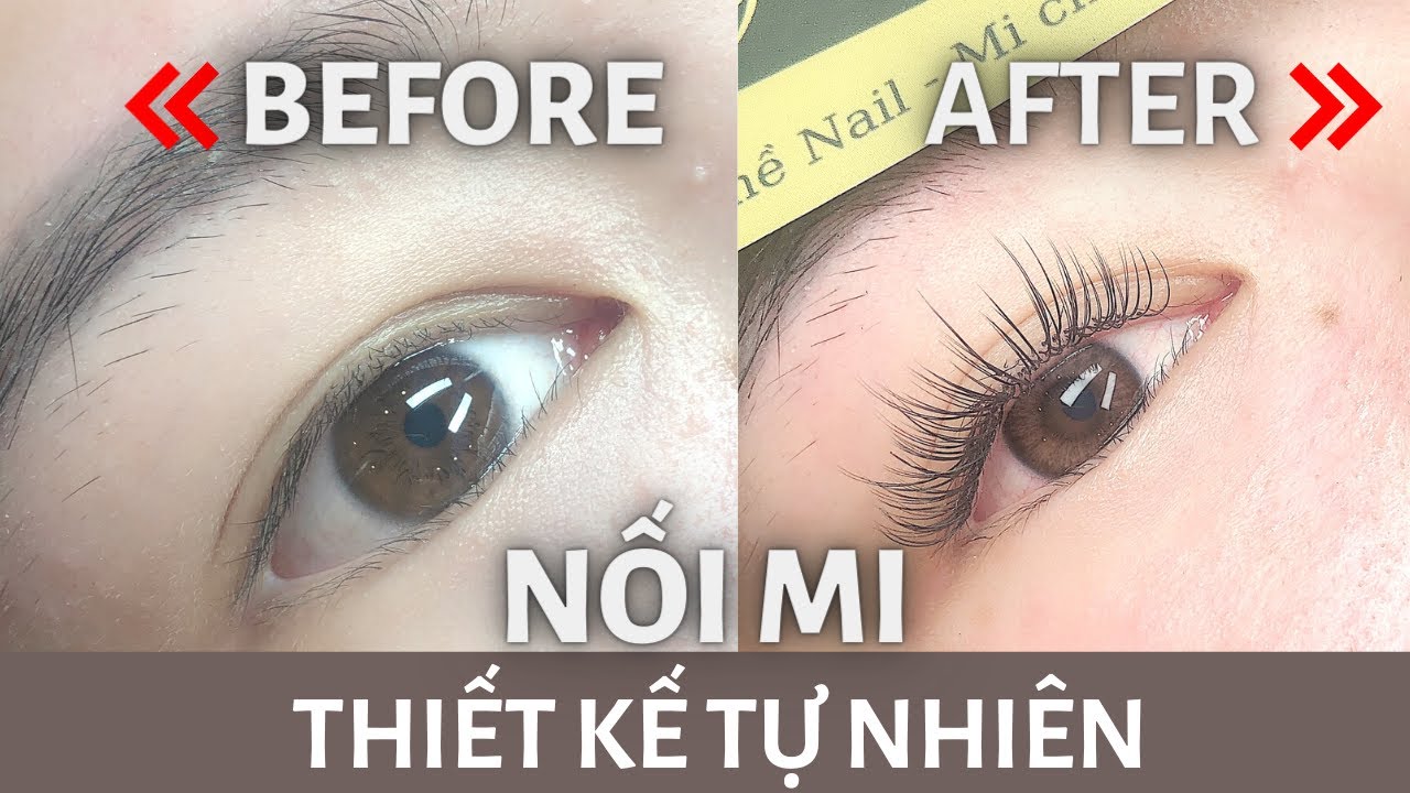 Nối mi thiết kế tự nhiên - Nối mi Thiết kế dễ thực hiện