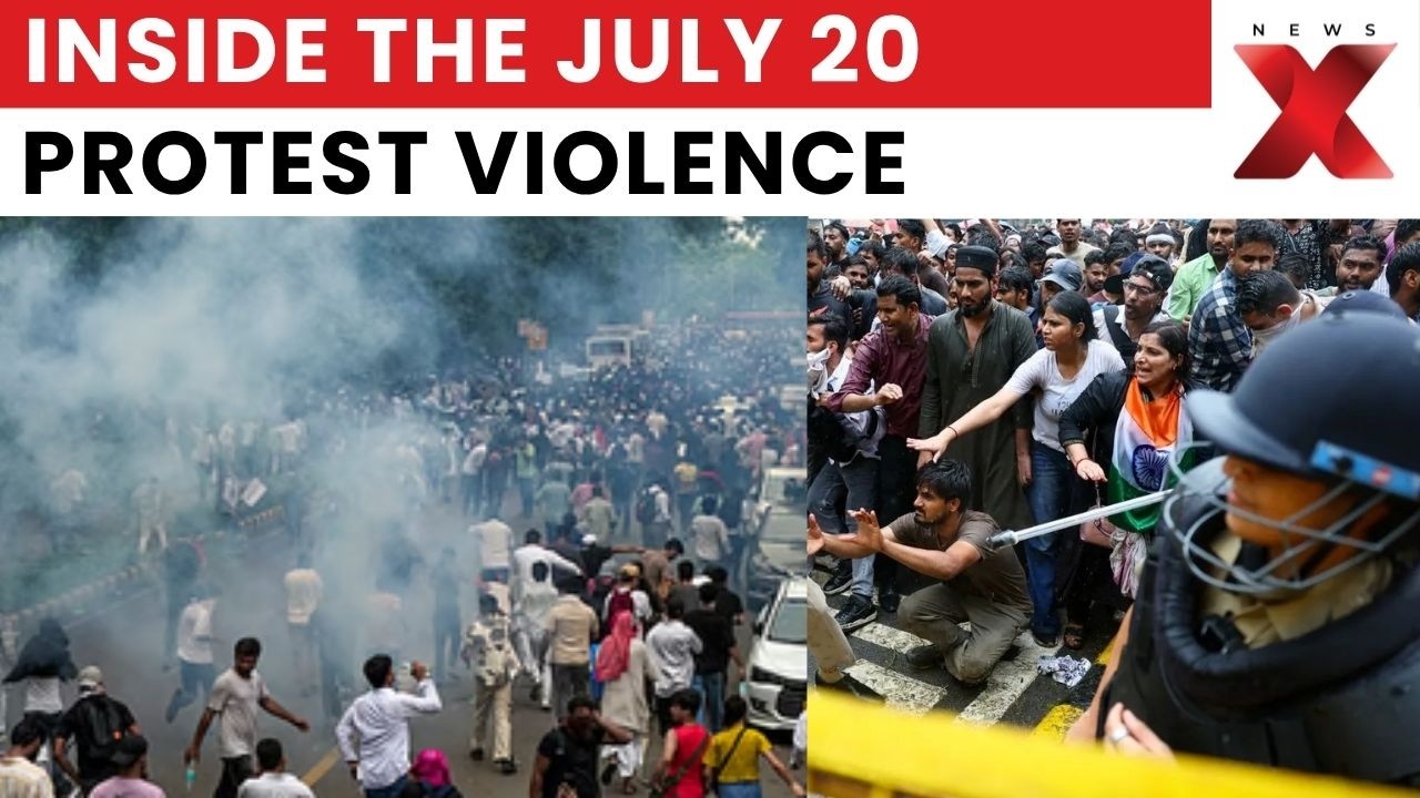 NEET UG Protest: Officials Allege Stone Pelting During July 20 Parliament March Violence