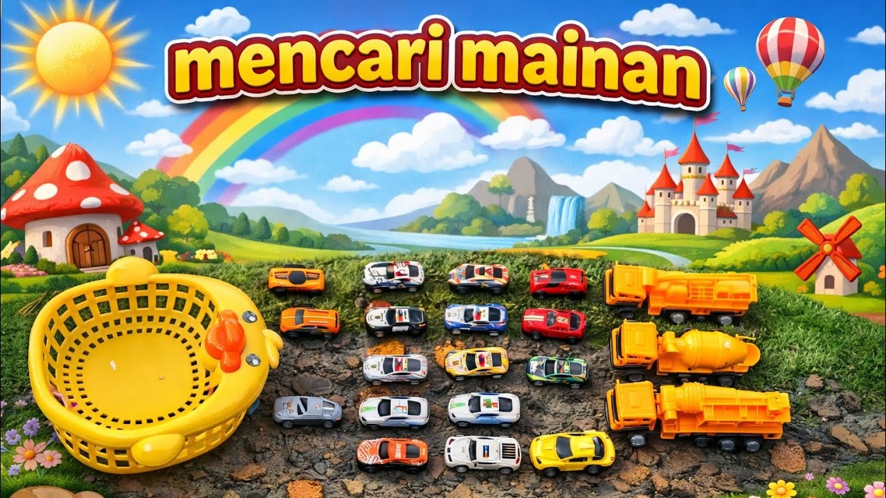 Mencari mainan di bersihin #toys #mainananak 